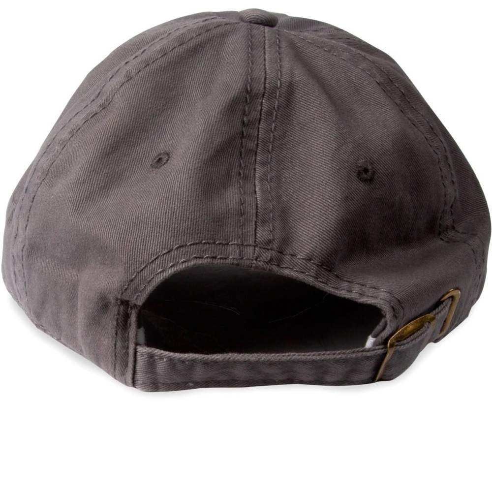 NWT Pavilion Gift Gray Lacrosse People Adjustable Strap Snap Back Baseball Hat - Picture 2 of 10